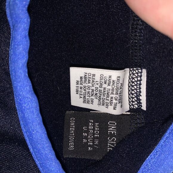 Vintage Patagonia Balaclava Ski Mask Blue Hat Fleece Made USA 80s - Picture 3 of 5